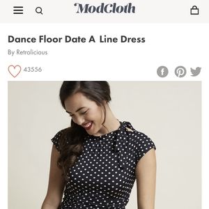 Modcloth Dance Floor Date dress